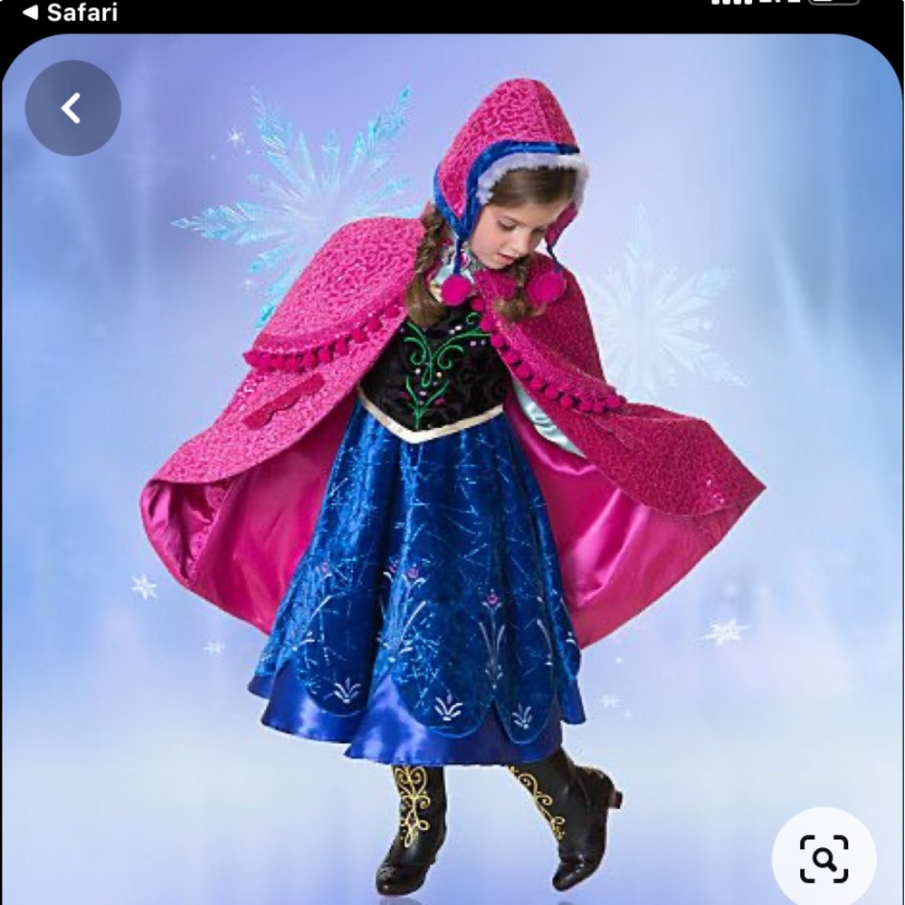 NWT Disney Limited Edition Frozen Anna Costume!